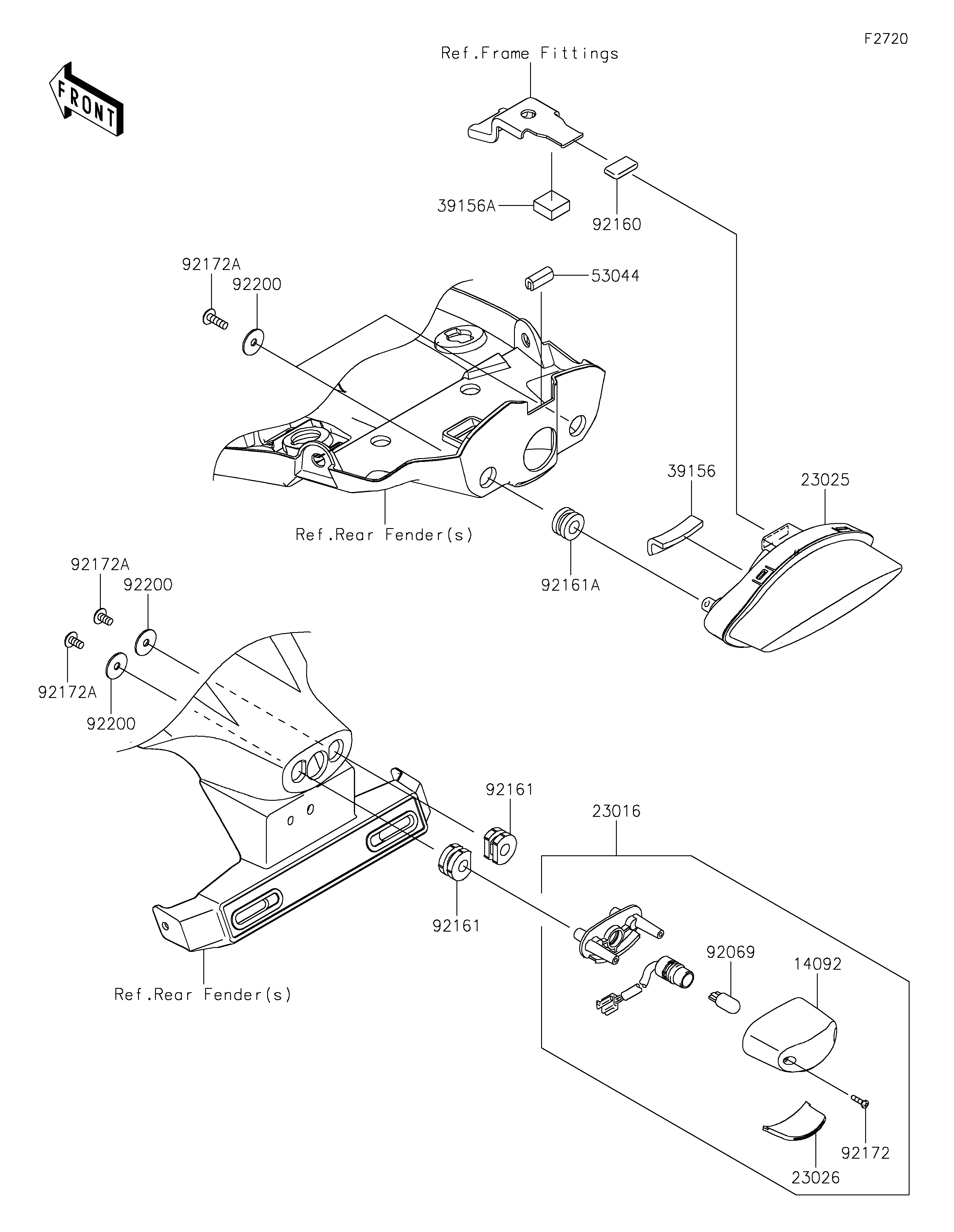 アキ Jual BOHLAM LAMPU DEPAN KAWASAKI KAZE R ZX 130 ORIGINAL