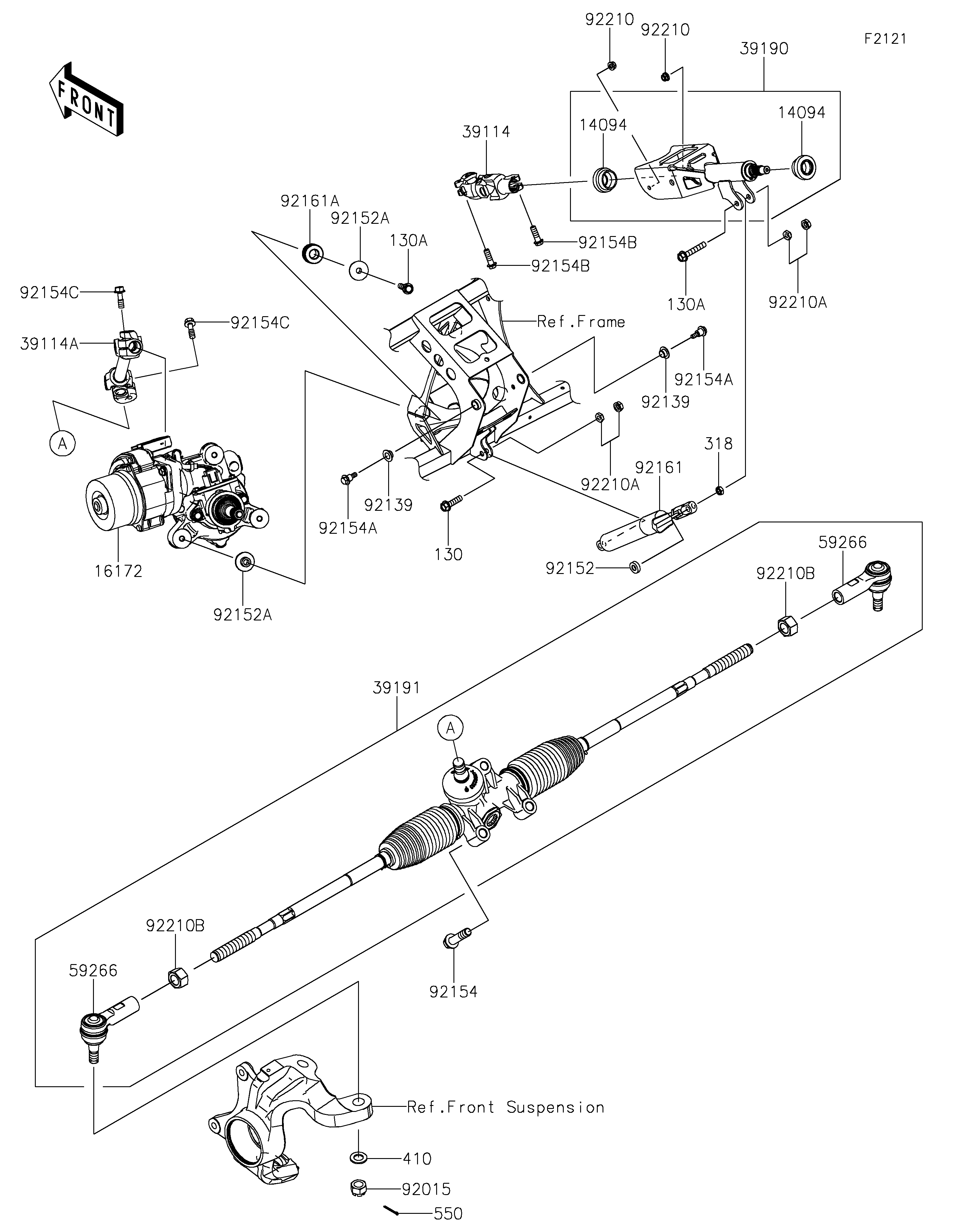 え NEW 2002 - 2013 GENUINE KAWASAKI PRAIRIE 360 650 700 4x4