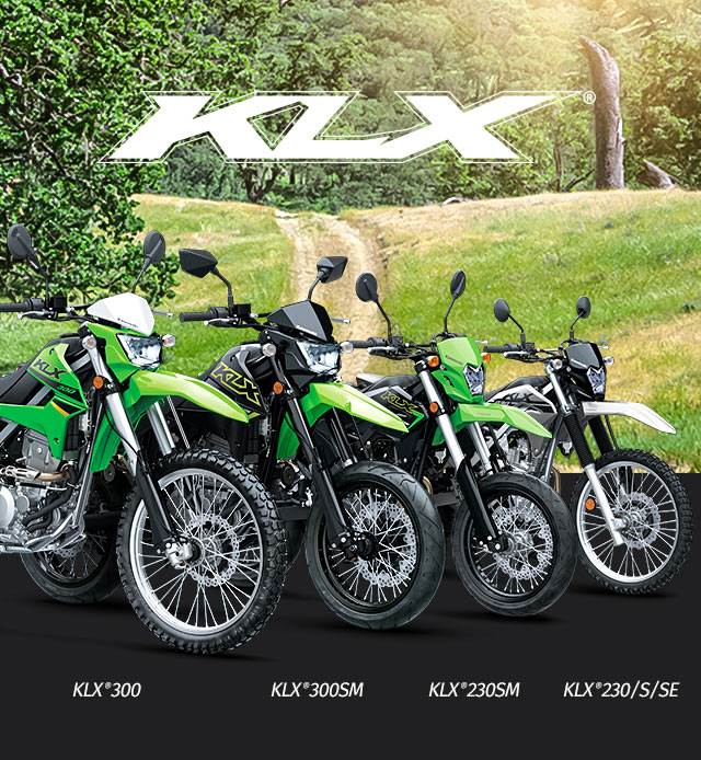 KLX FAMILY: KLX110R KLX140R KLX230R KLX300R KLX300SM KLX300 KLX250 KLX230 SMALL IMAGE