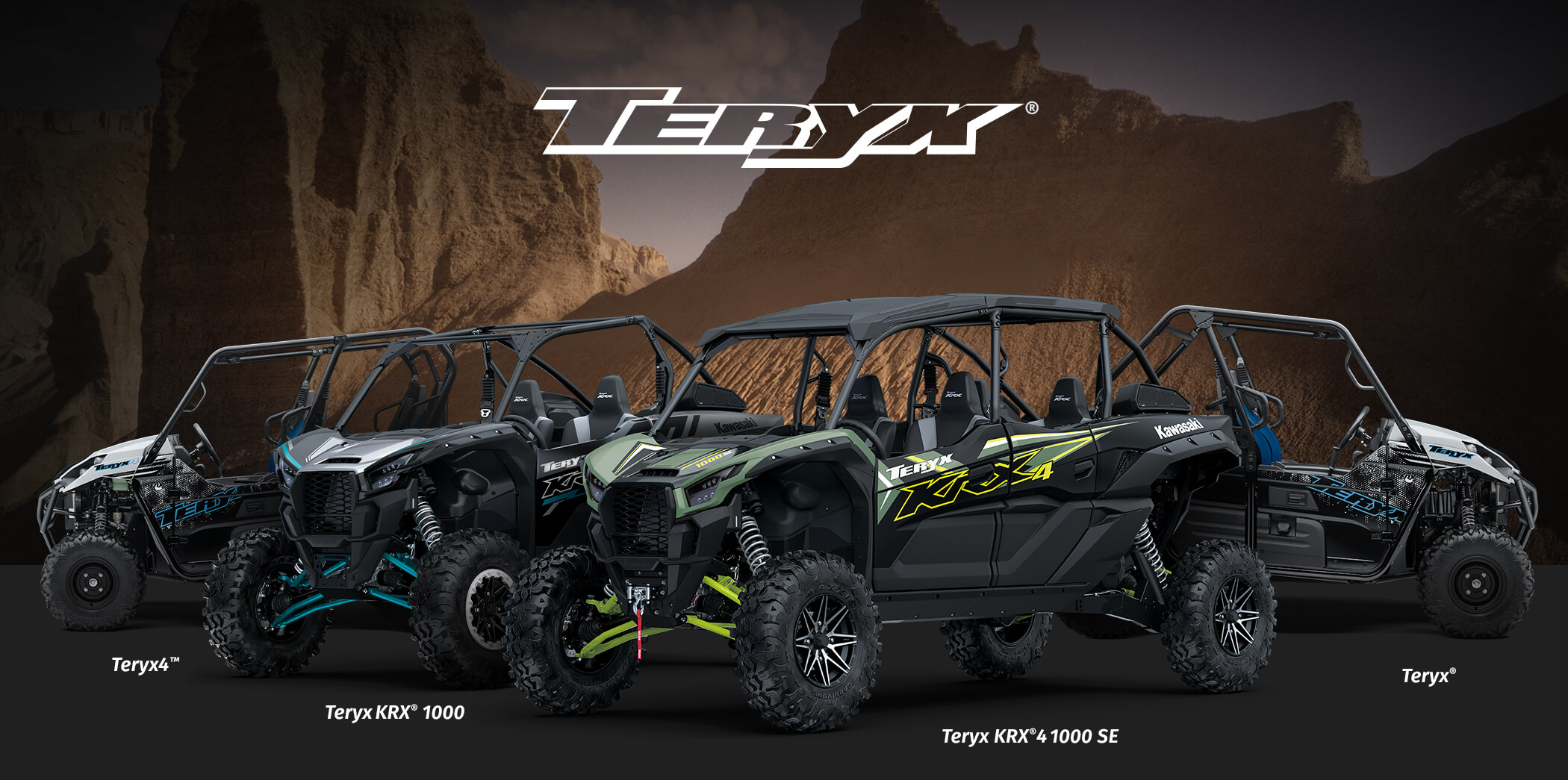 TERYX FAMILY: TERYX 4 LE TERYX KRX 1000 TERYX LE Teryx KRX®️4 1000 eS Special Edition
