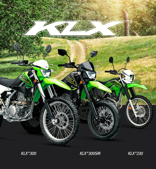 KLX FAMILY: KLX110R KLX140R KLX230R KLX300R KLX300SM KLX300 KLX250 KLX230 SMALL IMAGE