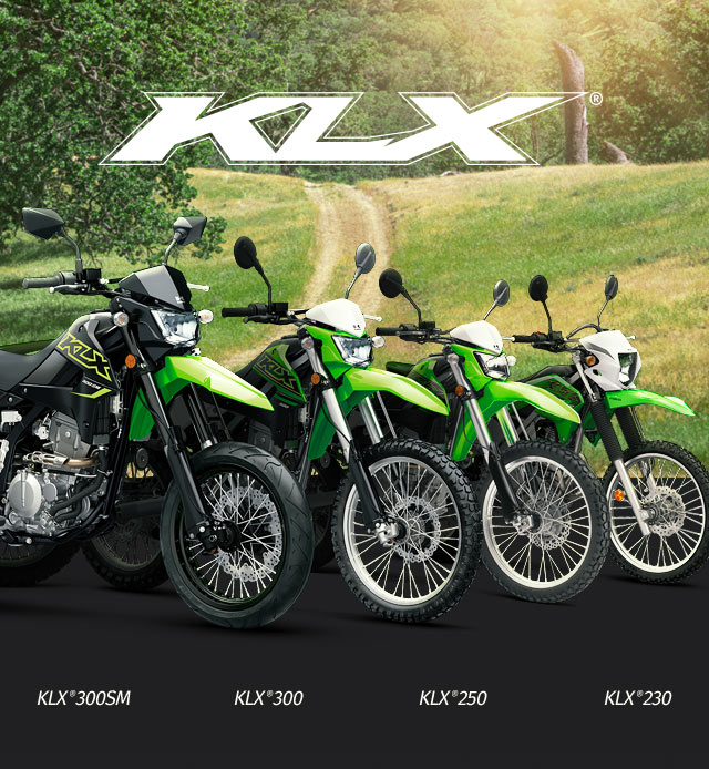 KLX FAMILY: KLX110R KLX140R KLX230R KLX300R KLX300SM KLX300 KLX250 KLX230 SMALL IMAGE