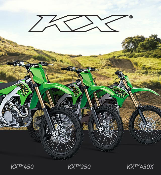 KX FAMILY: KX65 KX85 KX100 KX450 KX250 KX450X KX250X SMALL IMAGE