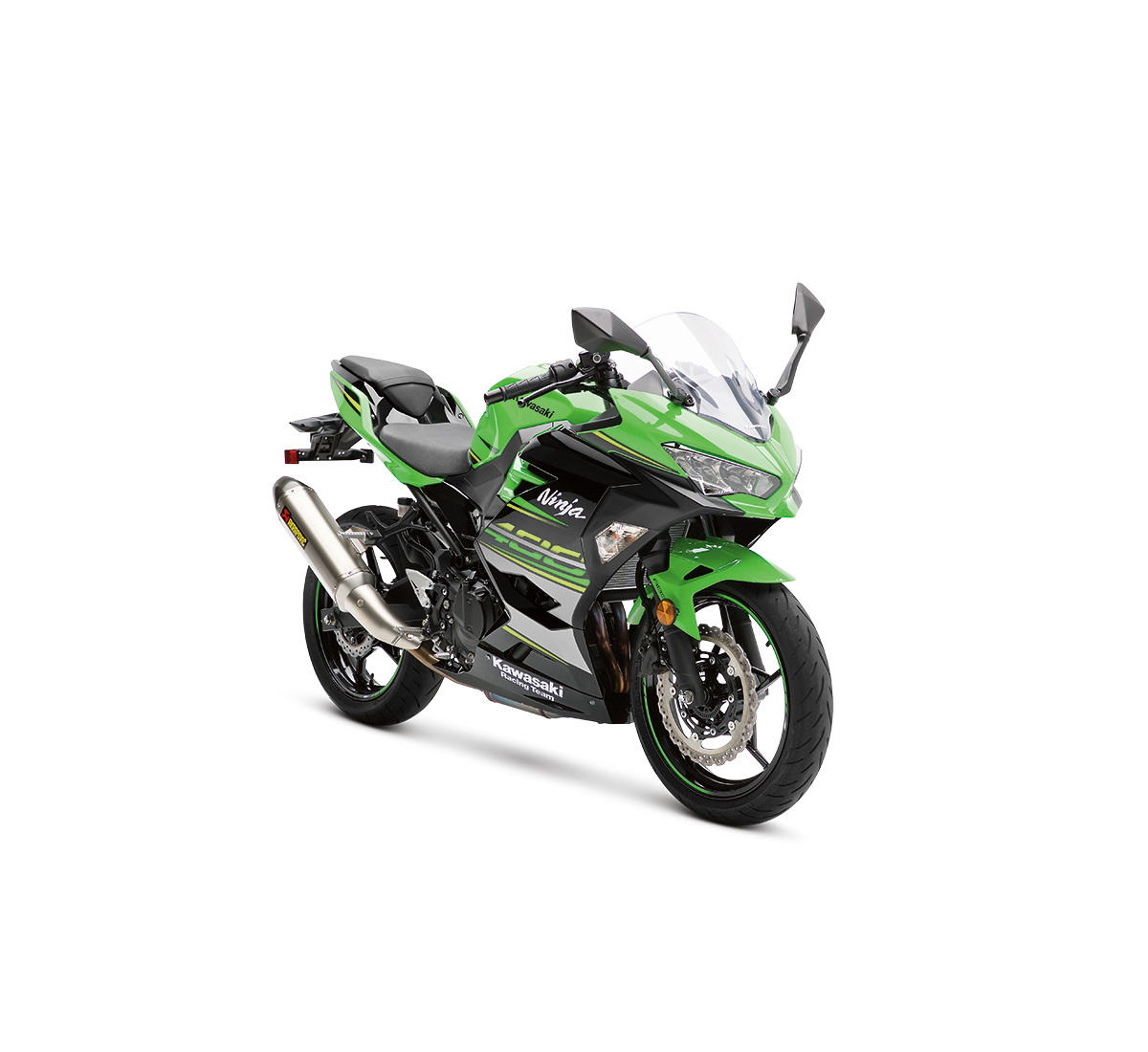 YOSAYUSA Motorcycle NINJA 400 Exhaust System 2” Universal Muffler Tail Pipe Slip On Connect Mid Link Tube Fits For Kawasaki Ninja 400 Z400 2017 2018 2019 2020 