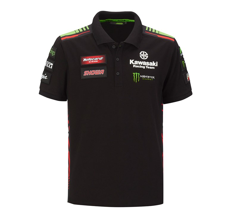 WorldSBK Monster Energy Replica Polo detail photo 1