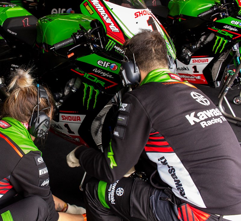 WorldSBK Monster Energy Replica Sweatshirt detail photo 5