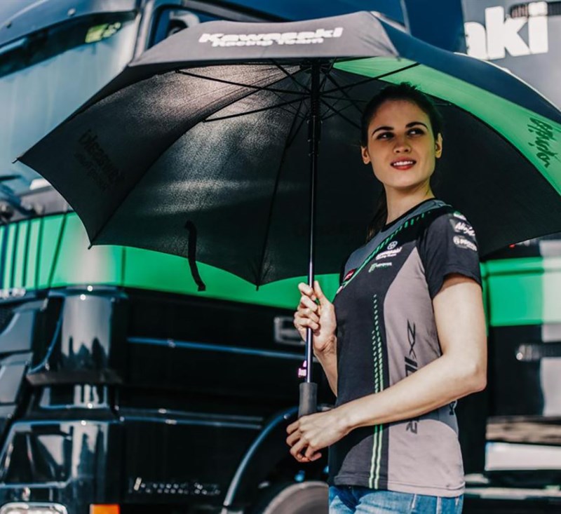 Kawasaki Racing Team World Super Bike Umbrella detail photo 3