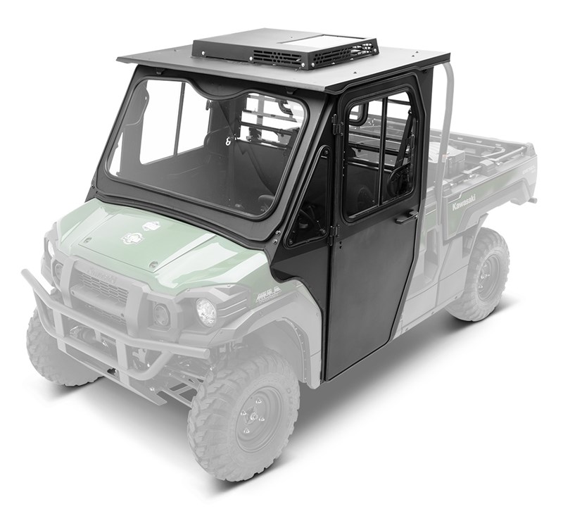 Hard Cab Enclosure by Curtis® with Roof Top A/C, MULE PRO-FX™ 1000 Power Kit, and AS1 Windshield detail photo 1