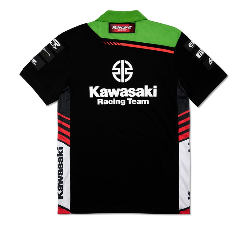 WorldSBK Monster Energy Replica Polo detail photo 2