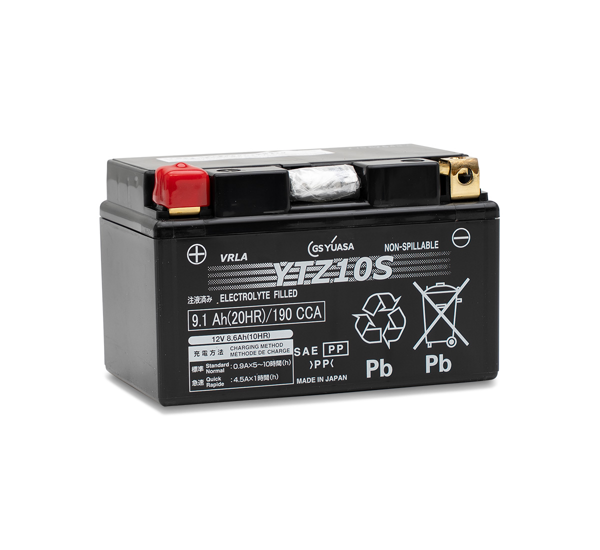 NINJA® ZX™10R ABS Battery,Ytz10s,12v 8.6ah | Kawasaki Motors Corp