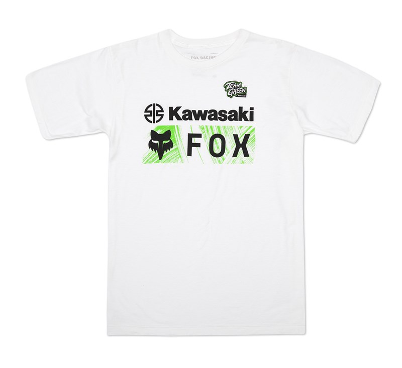 Team Green™ Kawasaki T-shirt - White detail photo 1