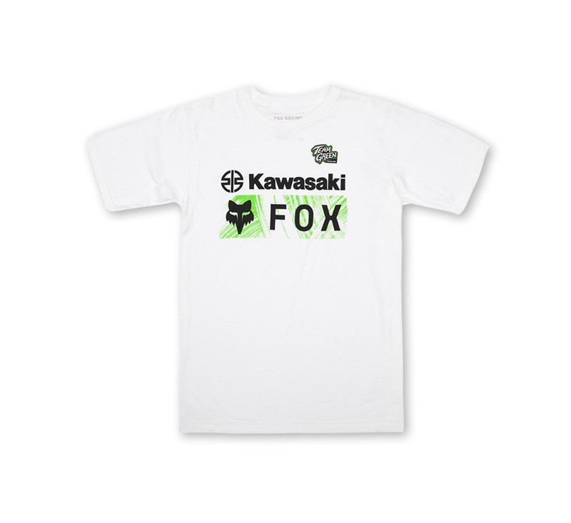 Team Green Fox Kawasaki Youth T-Shirt detail photo 1