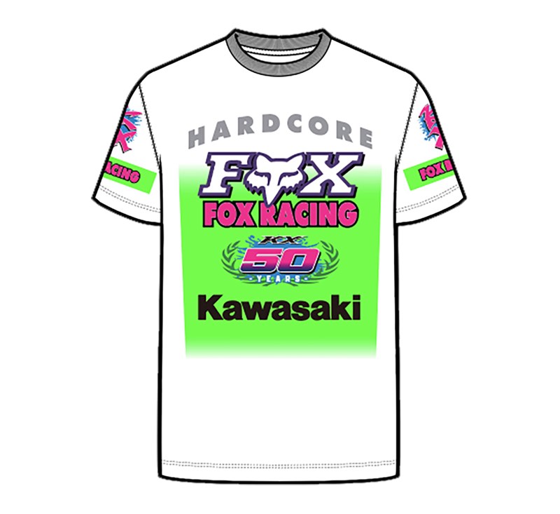50th Fox Kawasaki Short Sleeve T-Shirt detail photo 3