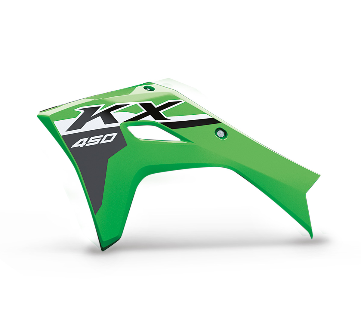 、、 KX™450 Shroud-Engine,Lh,Inmold,Green | Kawasaki Motors Corp., U.S.A.