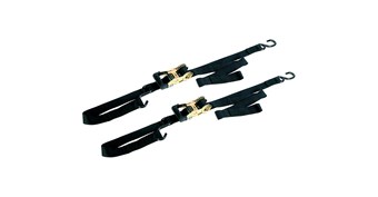 Ancra Big Bike Tie Down Set, Integra Ratchet Buckle, Black