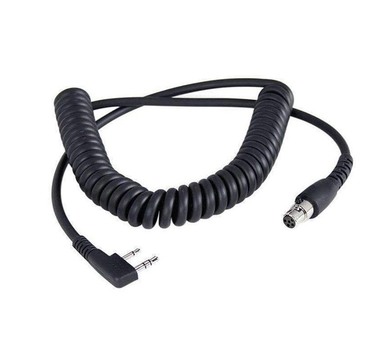 Headset Coil Cord for 2-Pin Radios detail photo 1