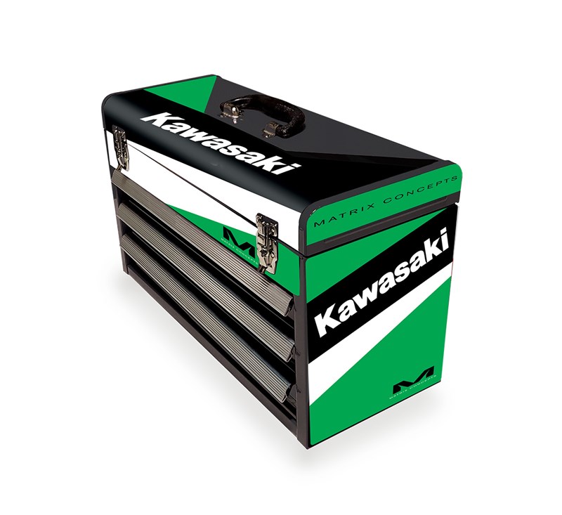 Matrix M81, Kawasaki 3 Drawer Toolbox detail photo 1