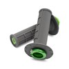 ODI V2 Lock-On Mx Half-Waffle Grip Graphite/Green photo thumbnail 1