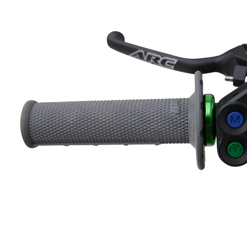 Nomad V2 Lock-On Grip Graphite/Black W/Green detail photo 2