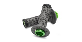 photo of a Nomad V2 Lock-On Grip Graphite/Black W/Green