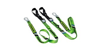 Kawasaki Matrix Concepts M1 1.5" Phatty Tie Downs – Premium Heavy-Duty Strap Set, Green