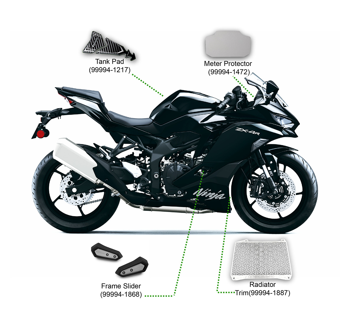 Motorcycle Accessories - Ninja® ZX™-4R ABS