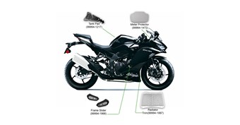 photo of a Ninja® ZX™-4R Protection Package