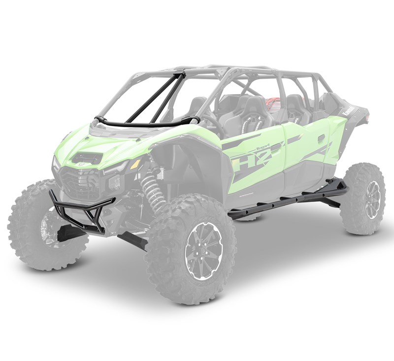TERYX® 4/5 H2 Protection Package - Black Aluminum Bumpers detail photo 1