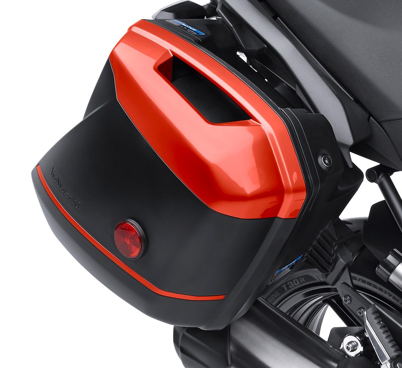 KQR™ 28 Liter Hard Saddlebag Set, Color Panel Set, Candy Burnt Orange/15TA detail photo 1
