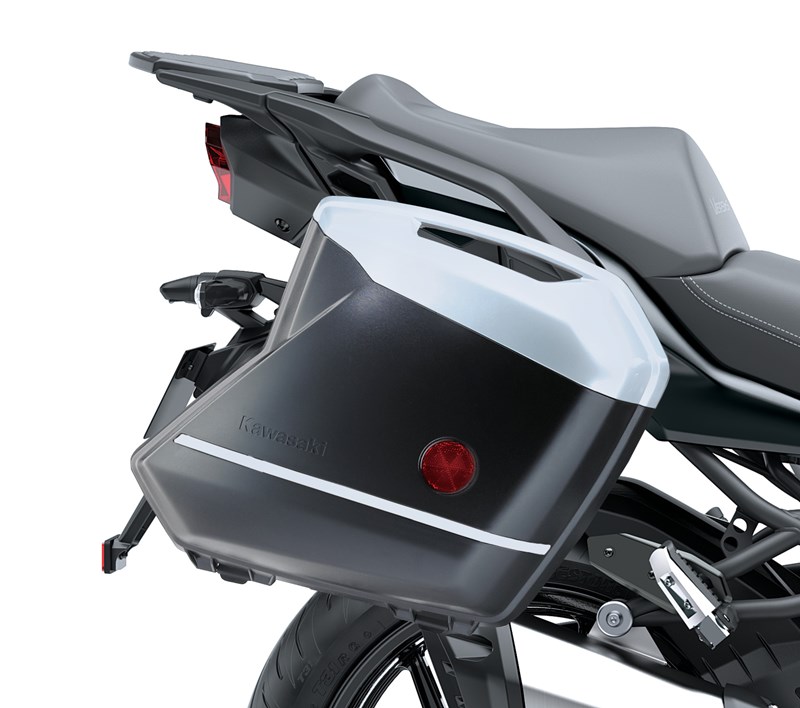 KQR™ 28 Liter Hard Saddlebag Set, Color Panel Set, Pearl Flat Stardust White/40XA detail photo 2