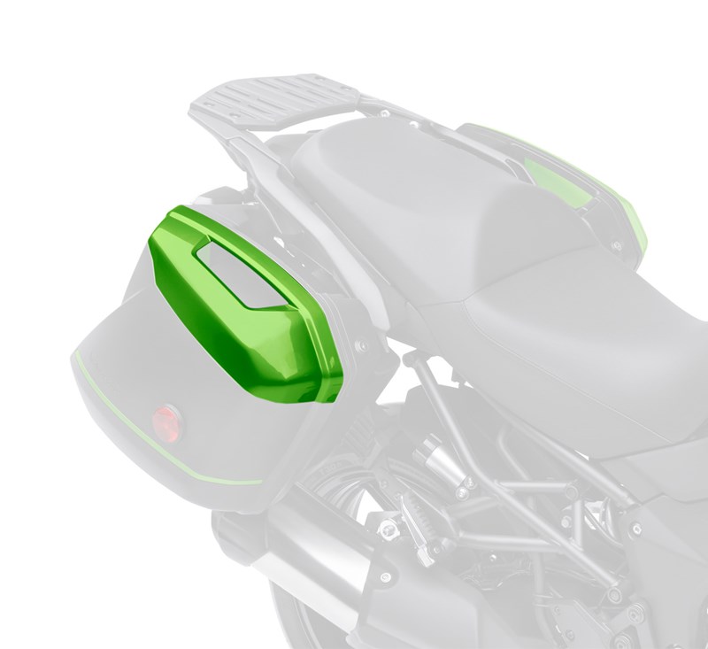 KQR™ 28 Liter Hard Saddlebag Set, Color Panel Set, Candy Lime Green/51P detail photo 2