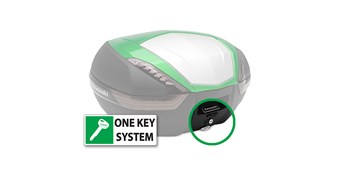 KQR™ 47 Liter Top Case, One Key System, Type B