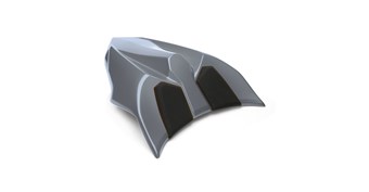 Seat Cowl, Metallic Graphite Gray/45W