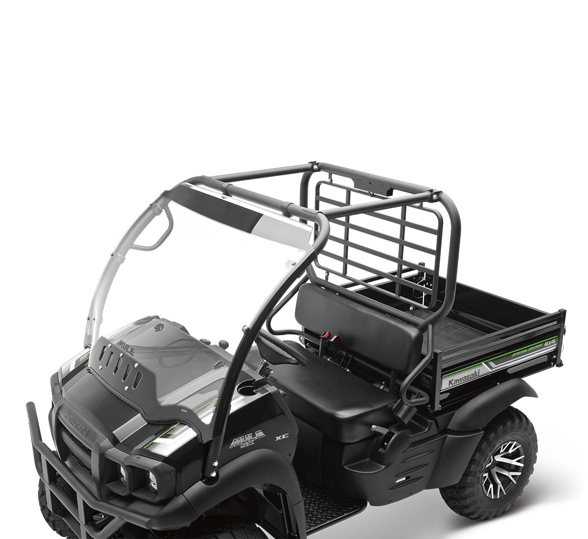 守谷Quads SE MULE SX™ 4x4 (FI) KQR™ Fixed Windshield | Kawasaki Motors Corp