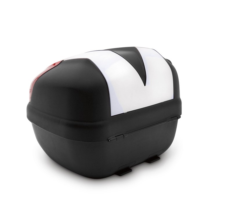 30 Liter Top Case, Color Panel, Pearl Blizzard White detail photo 2