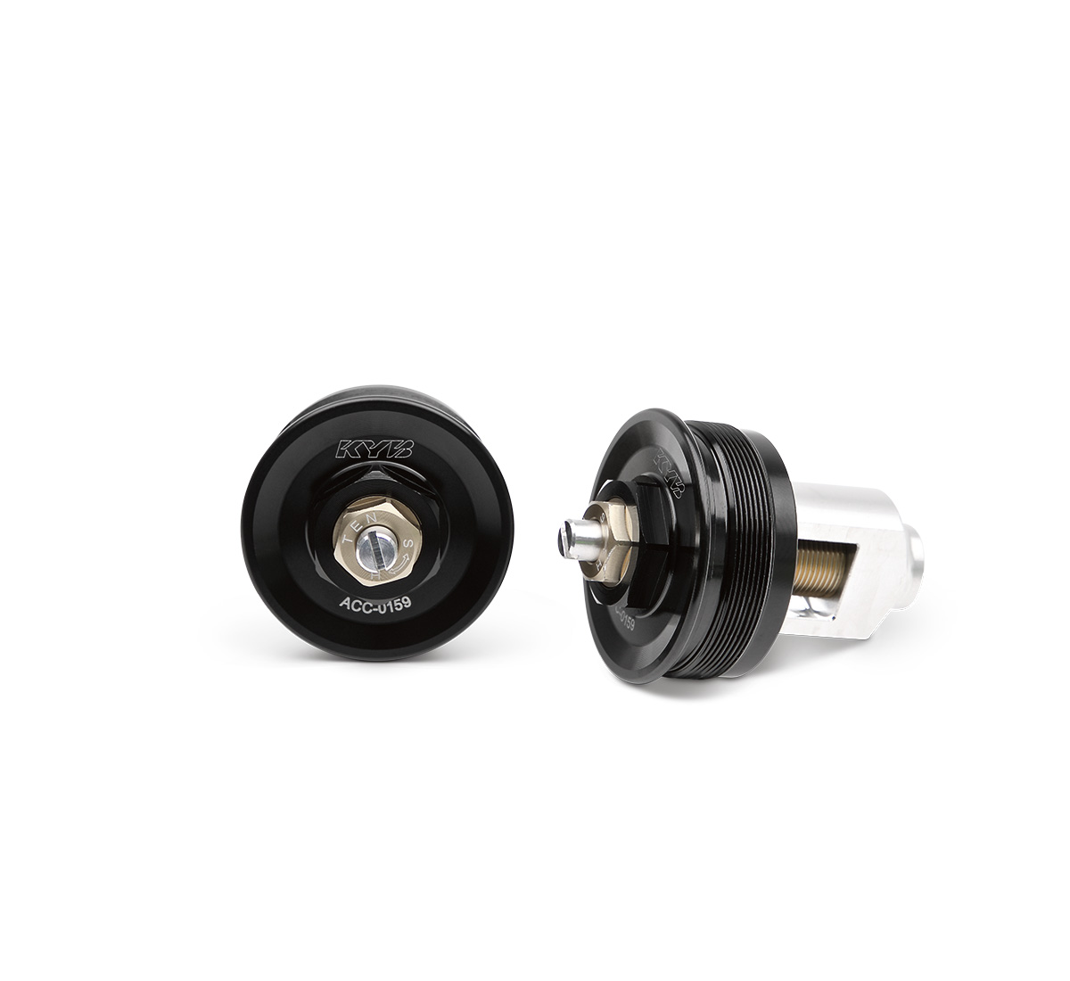 KYB Fork Cap Set, Black