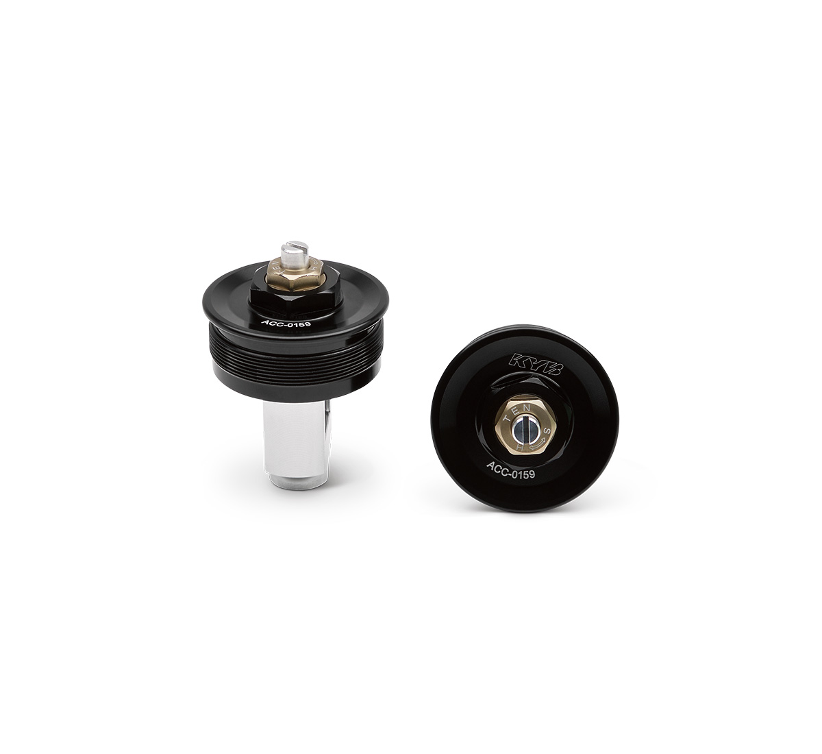 Z900 RS CAFE KYB Fork Cap Set, Black | Kawasaki Motors Corp