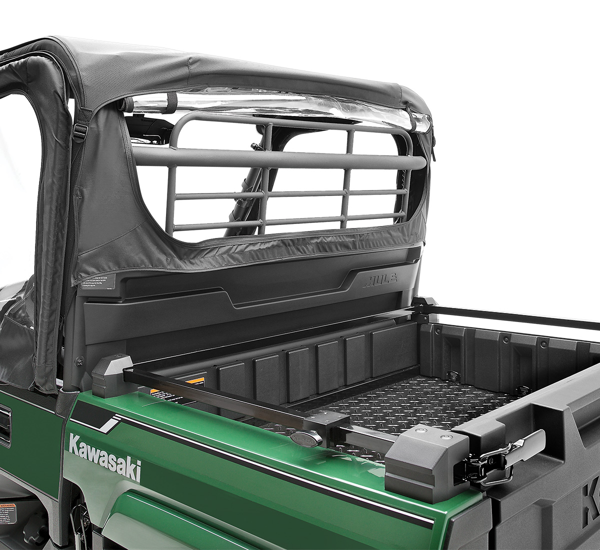 MULE PRO-MX™ CAMO (EPS) Cab Enclosure, Soft Back, Black | Kawasaki