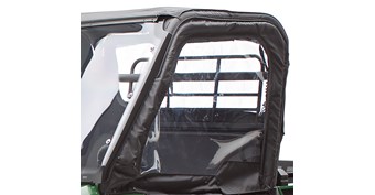 Cab Enclosure, Soft Upper Door Set, Black