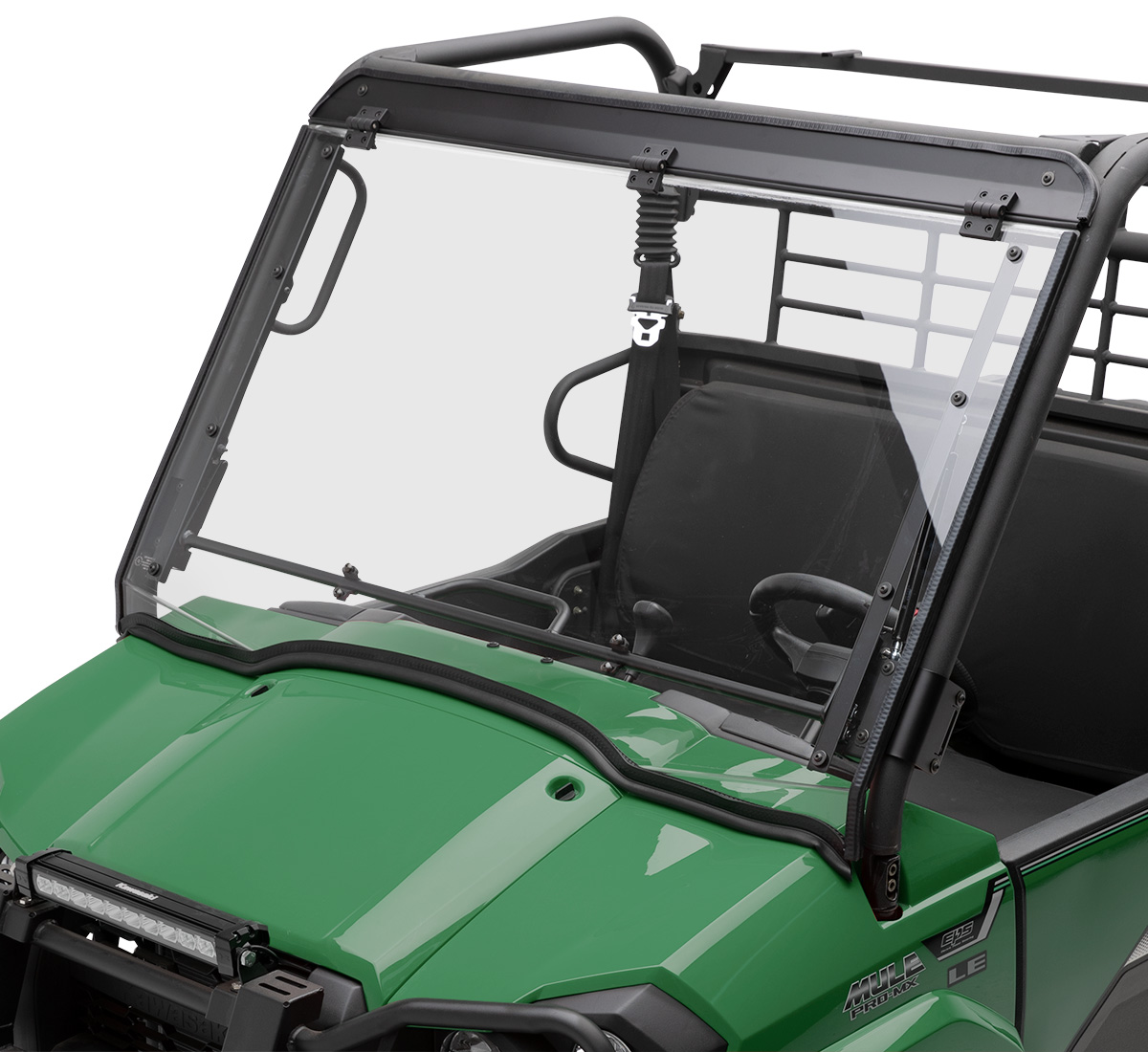 MULE PRO-MX™ KQR™ Flip-Up Windshield, Polycarbonate
