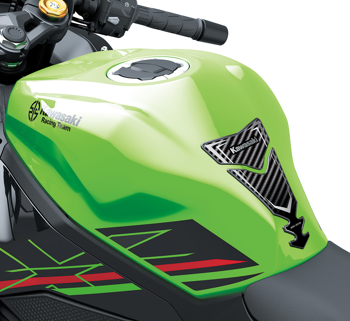 Ninja® ZX™-4RR KRT Edition Seat Cowl, Lime Green/777 | Kawasaki 