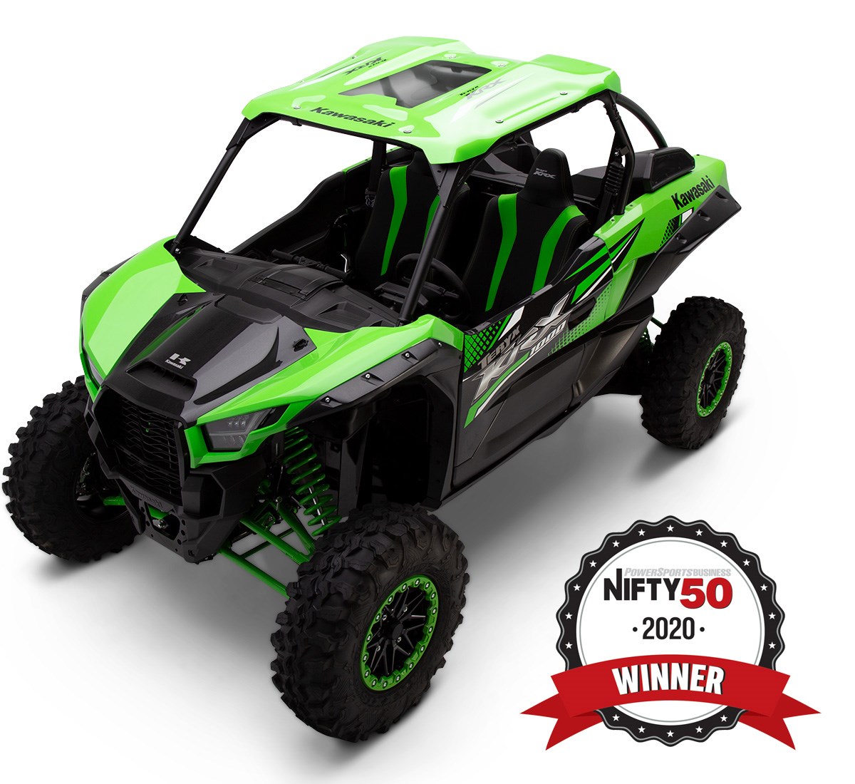 2020 Genuine Kawasaki Teryx KRX 1000 KQR Premium Roof Green 99994-1325-GR