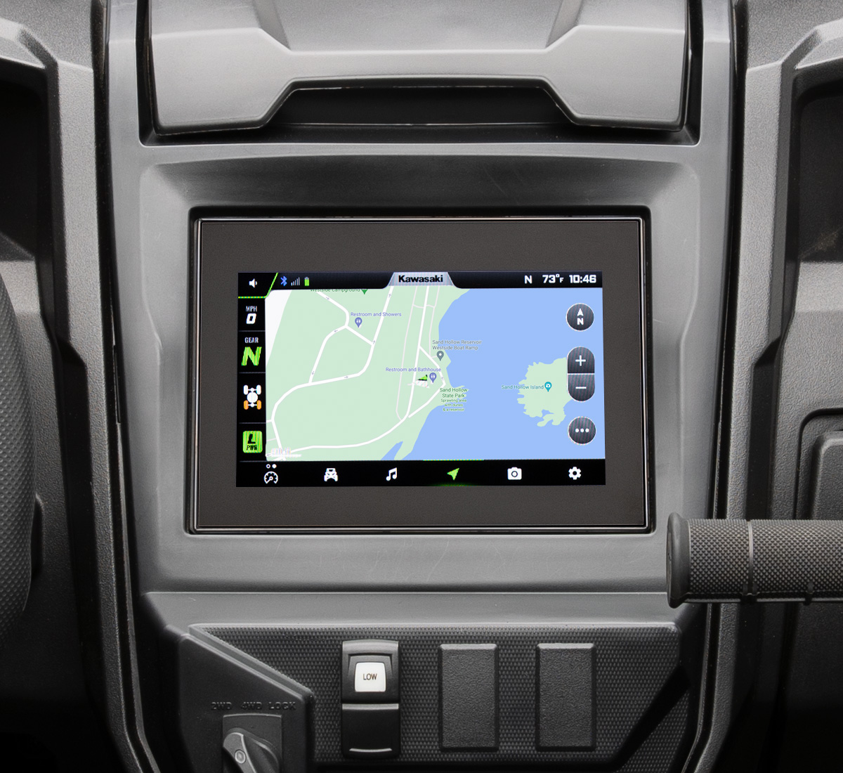 Teryx® KRX™ 1000 eS Kawasaki Interactive Display | Kawasaki Motors