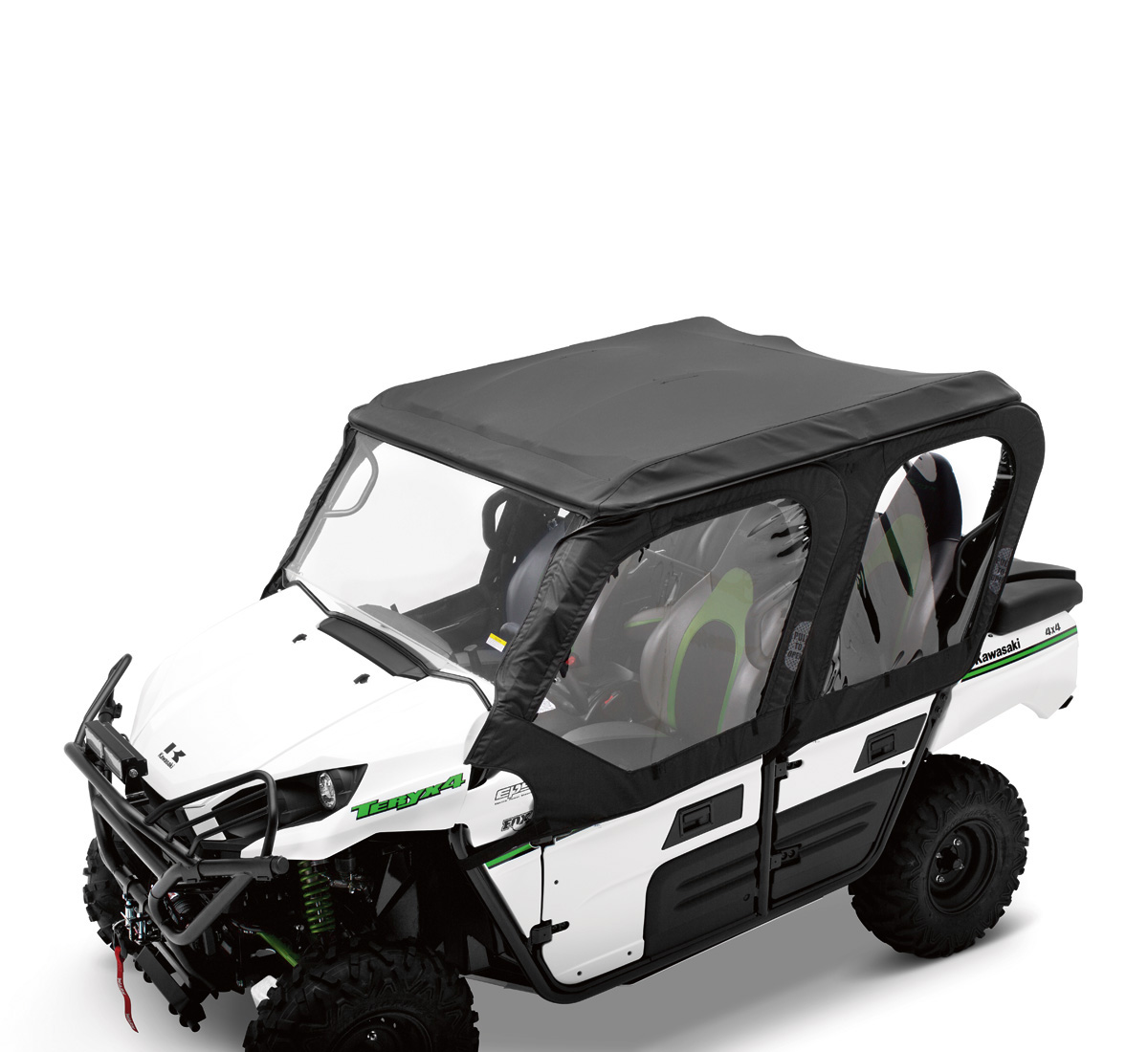 Teryx4™ CAMO Soft Cab Enclosure, Door Set, Black | Kawasaki
