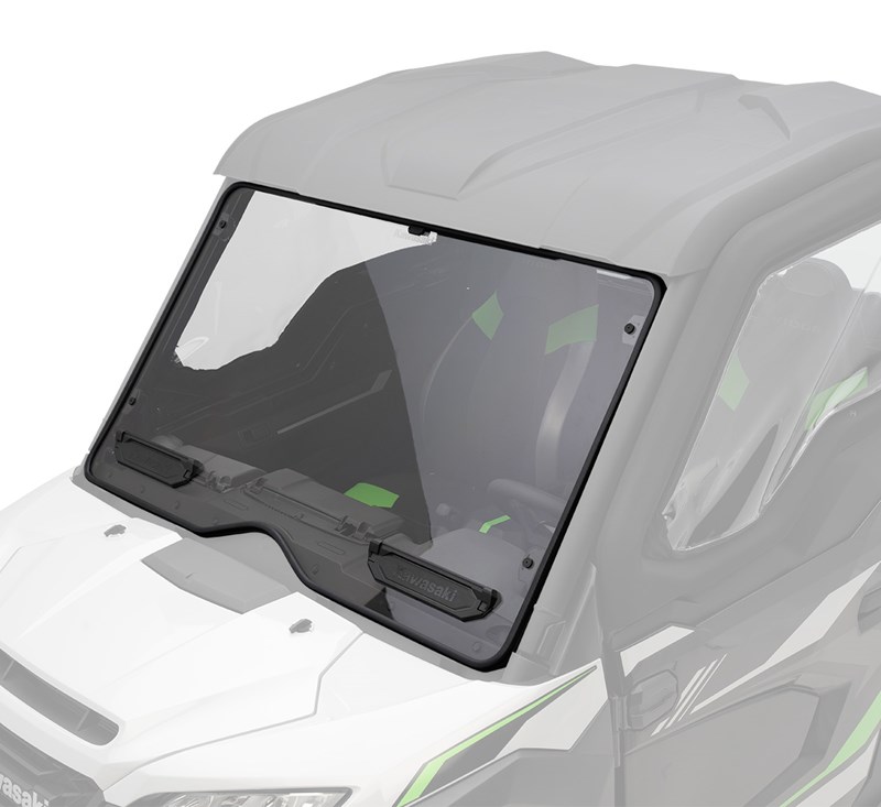 KQR™ Vented Fixed Windshield, Polycarbonate detail photo 1