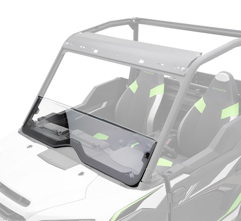 KQR™ Half Windshield, Polycarbonate detail photo 2