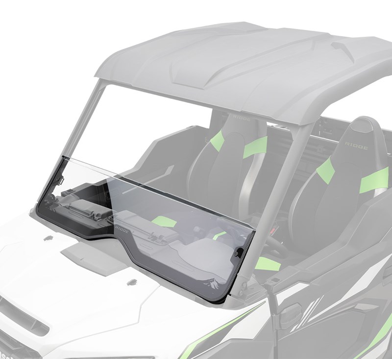 KQR™ Half Windshield, Polycarbonate detail photo 1