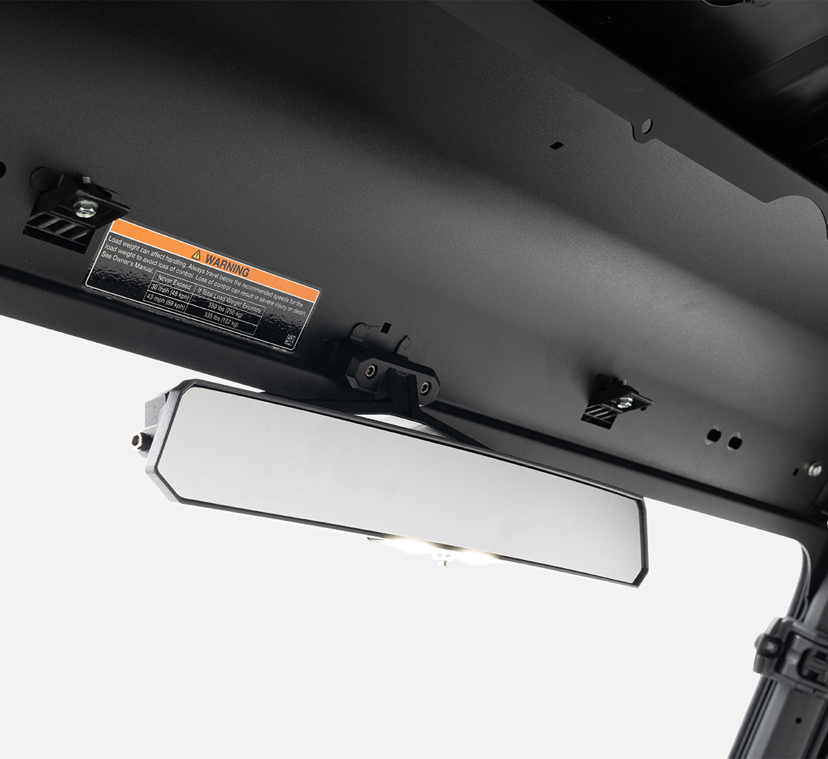 Ridge® HVAC Lighted Wide Angle Rear View Mirror | Kawasaki