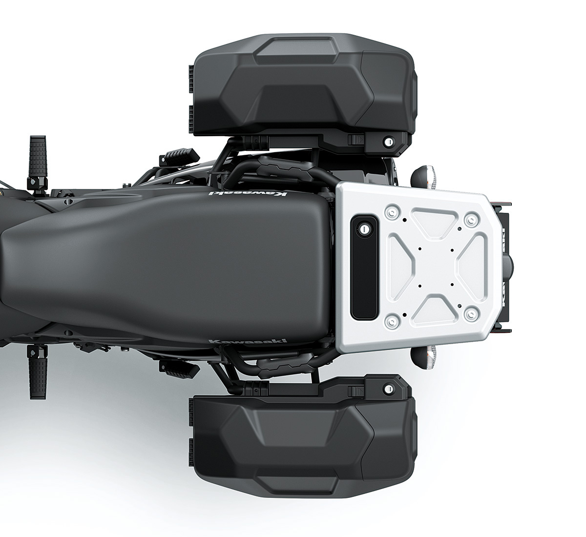 KLR®650 ADVENTURE ABS 21 Liter Side Case Set | Kawasaki