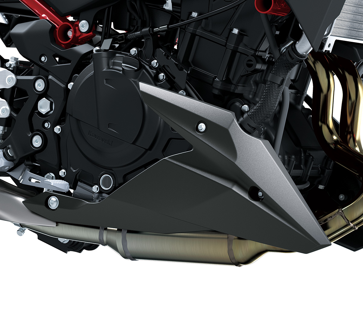 格安saleスタート ボ Z500 SE Black/660 Spark Metallic Cowling, Lower ABS パーツ